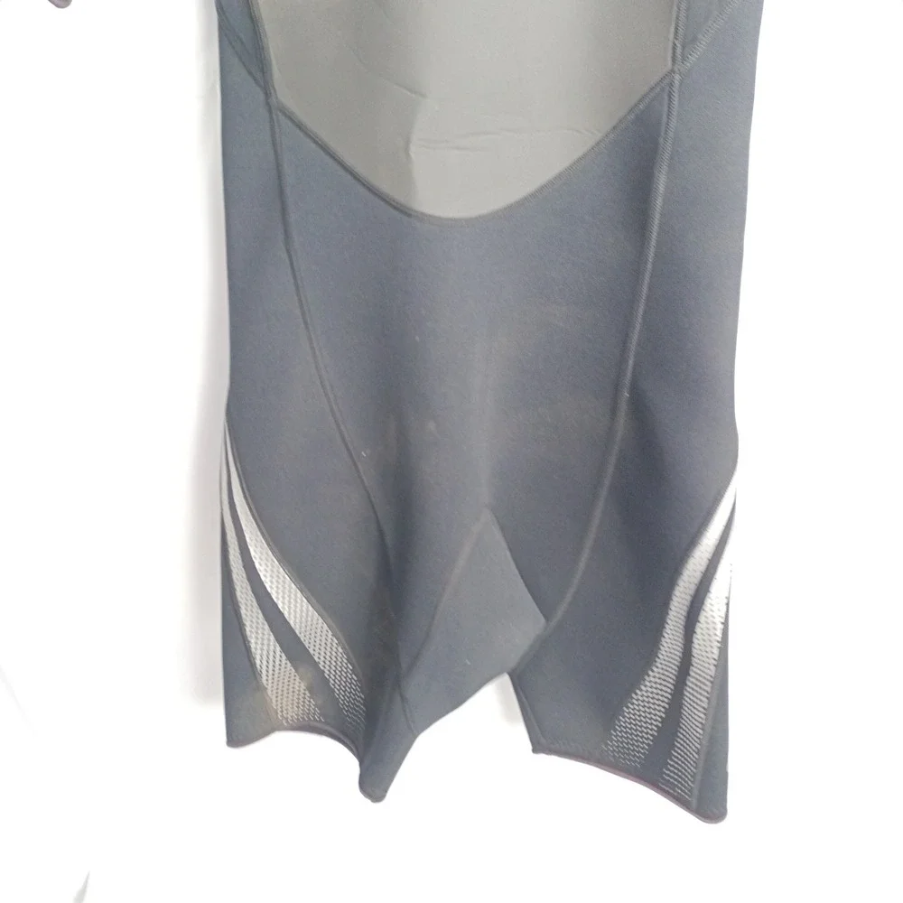 Gotcha Mens L 2.2mm Titanium Shorty Wetsuit Black Gray Back Zip Surfing Diving